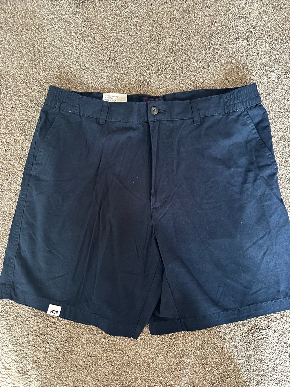 Architect Navy Flat Front Casual Men’s Shorts